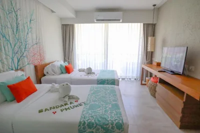 Double or Twin Room with Partial Sea View — Bandara Beach Resort, Phuket
